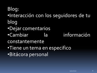02/12/20106Blog:Interacción con los seguidores de tu blog