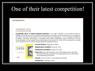 One of their latest competition! 