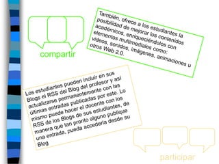 ¿Para qué tener un blog?Crear un espacio de colaboración.