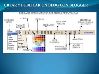 CREAR Y PUBLICAR UN BLOG CON BLOGGER