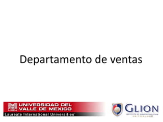 Departamento de ventas



                         97
 