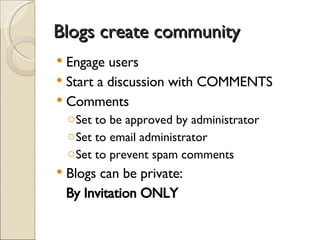 Blogs Journals Of The 21st Century Ppt