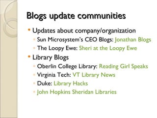 Blogs Journals Of The 21st Century Ppt