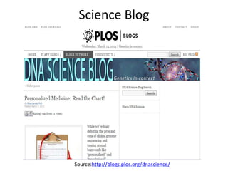 Science Blog




Source:http://blogs.plos.org/dnascience/
 