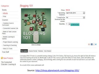 Source: http://shop.plpnetwork.com/blogging-101/
 