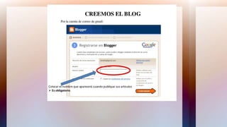 pasos para elaborar blog
