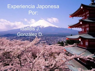 Experiencia Japonesa
Por:
Idalidis J.
González D.

 