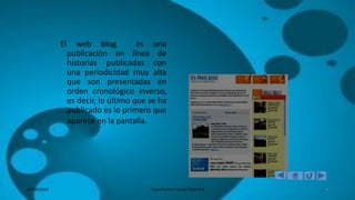 Es muy frecuente que los weblogs dispongan de una lista de enlaces a
otros weblogs, a páginas para ampliar información, ci...