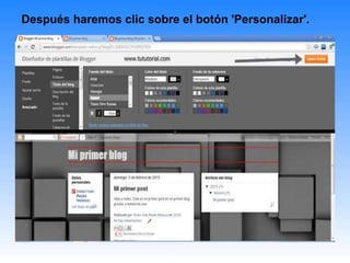 Después haremos clic sobre el botón 'Personalizar'.
 
