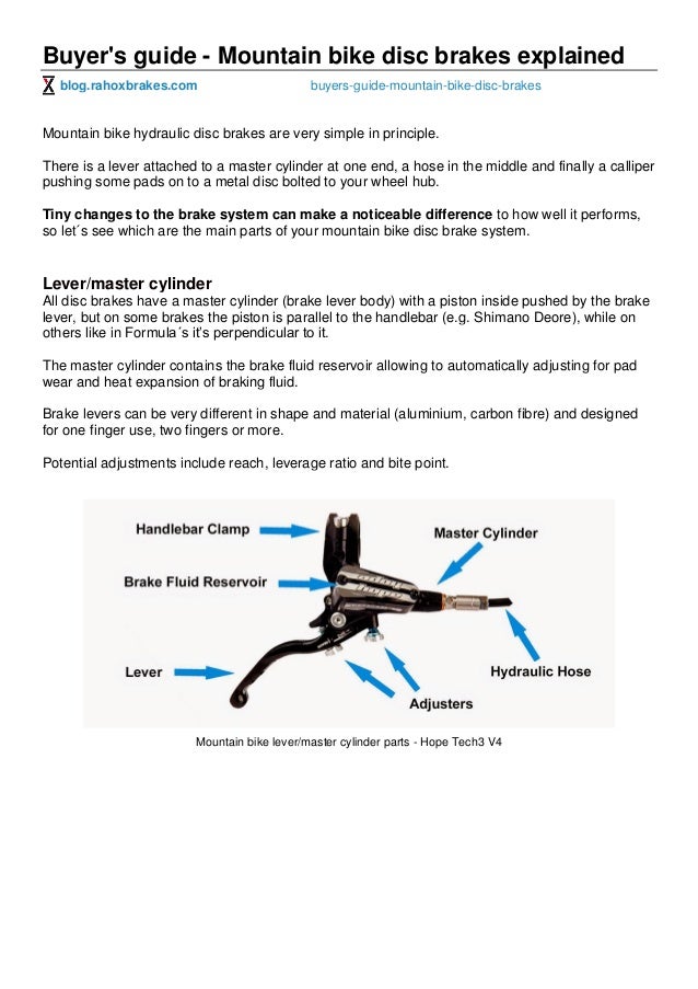 mountain bike disc brake pads explained