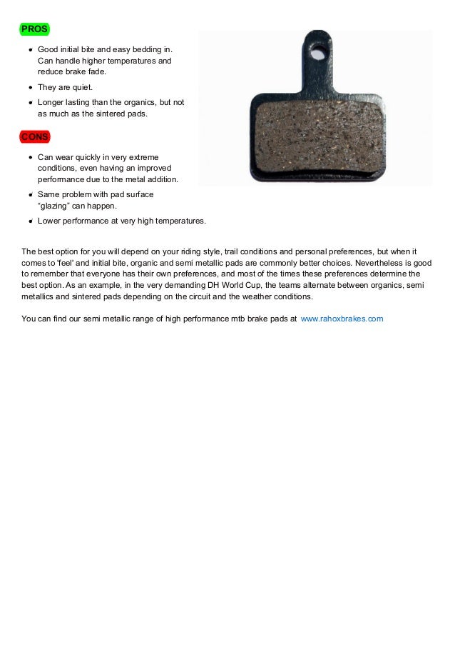 best brake pads mtb