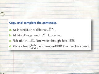 gases
air
gillsair
Carbon
dioxide
oxygen
 
