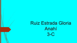 Ruiz Estrada Gloria
Anahí
3-C
 
