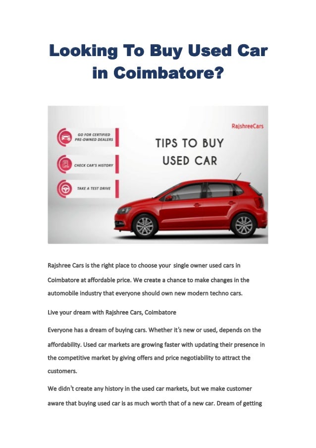 where can i buy second hand cars