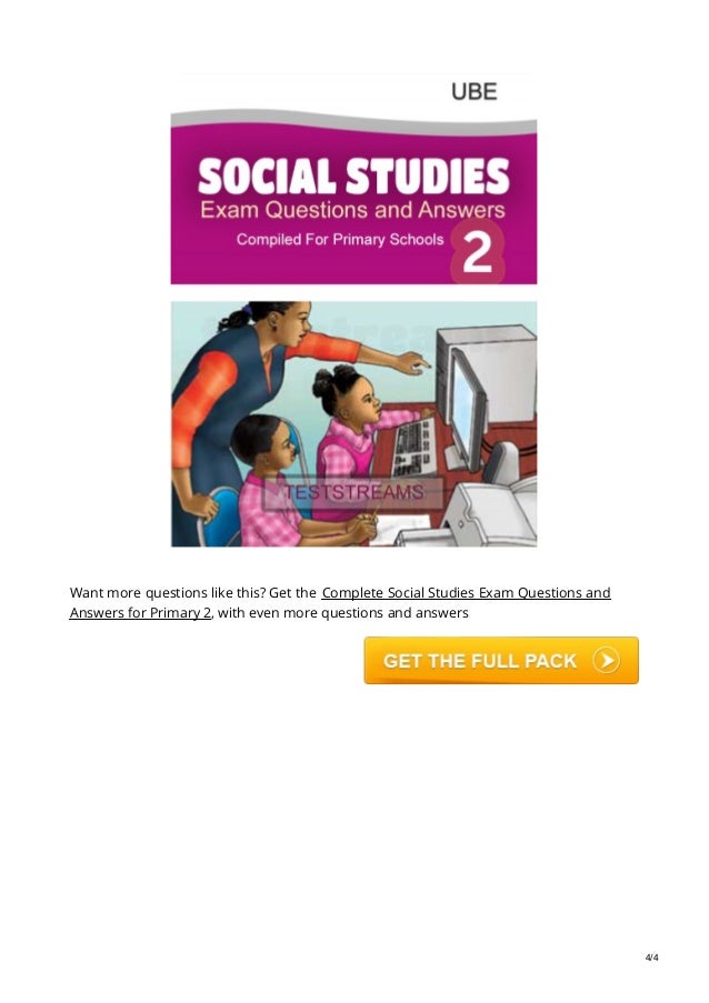 free social studies exam questions and answers for primary 2