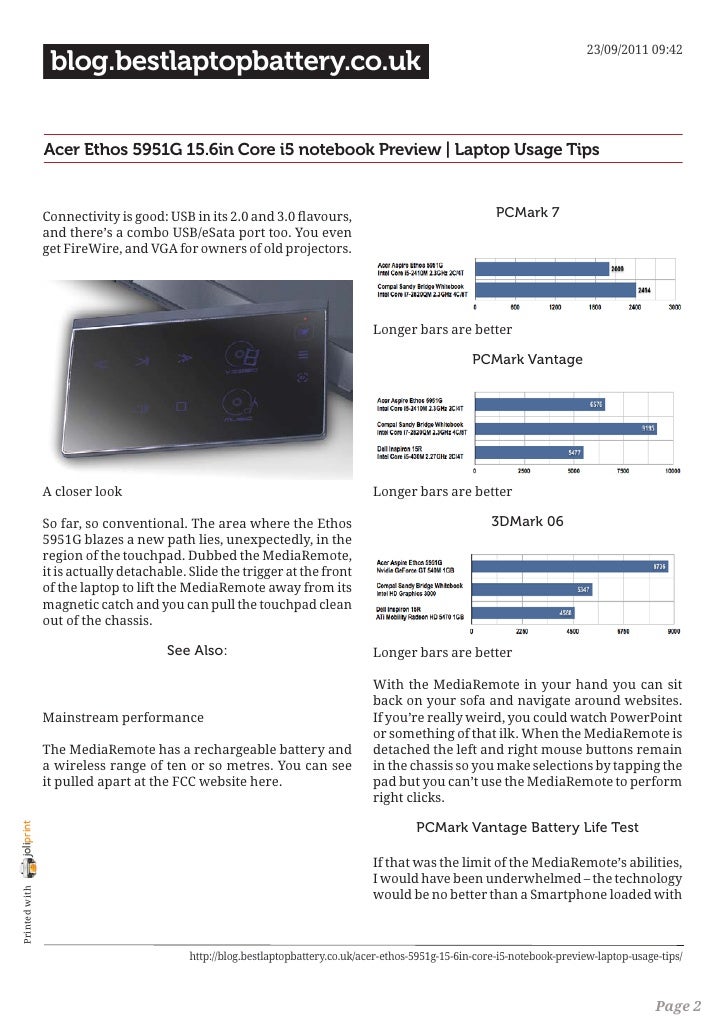 blog.bestlaptopbattery.co.ukAcer Ethos 5951G 15.6in Core i5 notebook