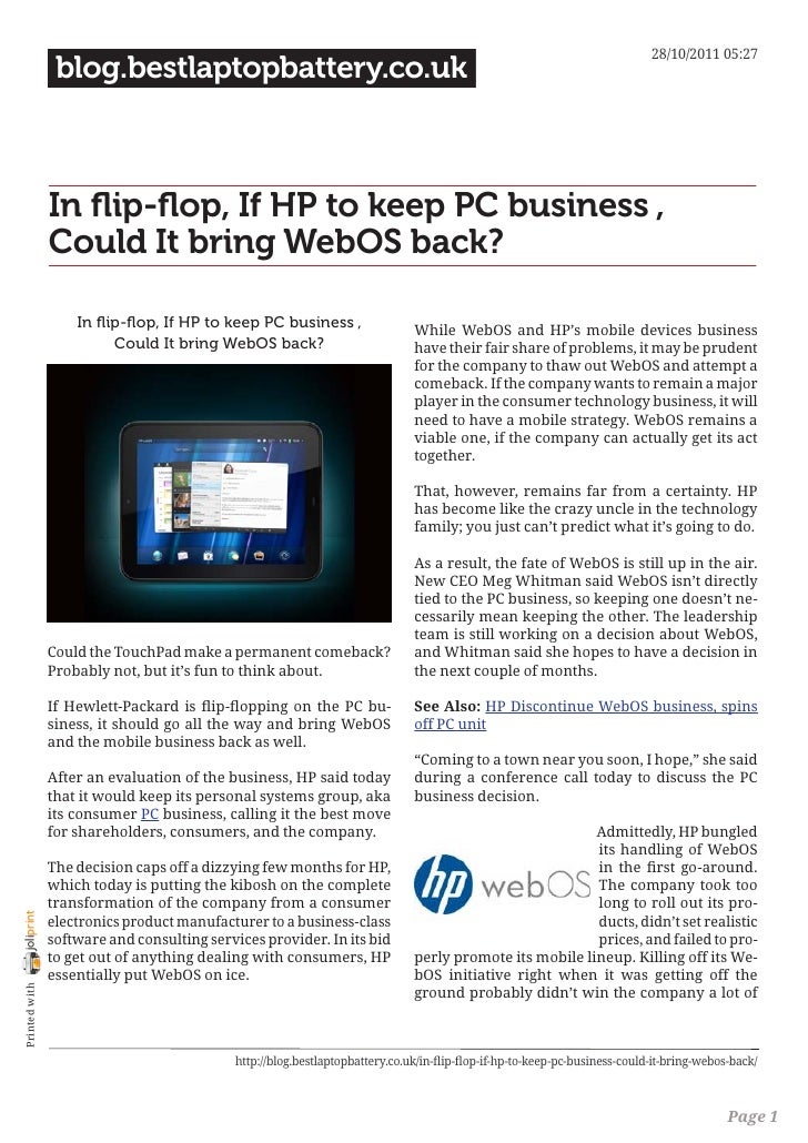 hp flip flop