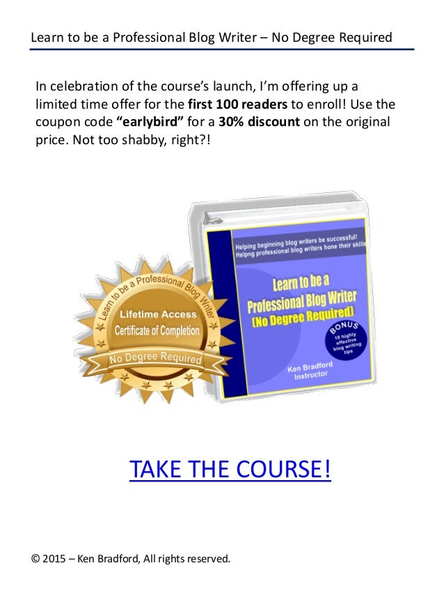 Professional writing online