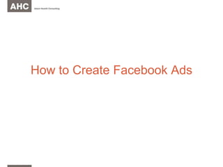 How to Create Facebook Ads 