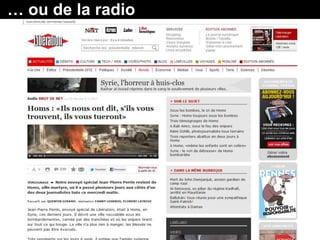 … ou de la radio
 