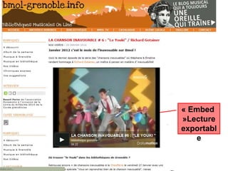 « Embed
»Lecture
exportabl
   e
 