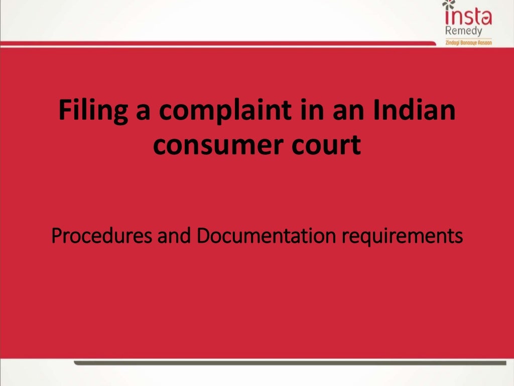 Documents Required to File a Complaint in Consumer Court of India