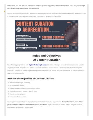 The true meaning of Content Curation and Aggregation | PDF