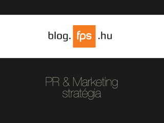 fps blog üzleti modell - Kolozsi István, kolboid