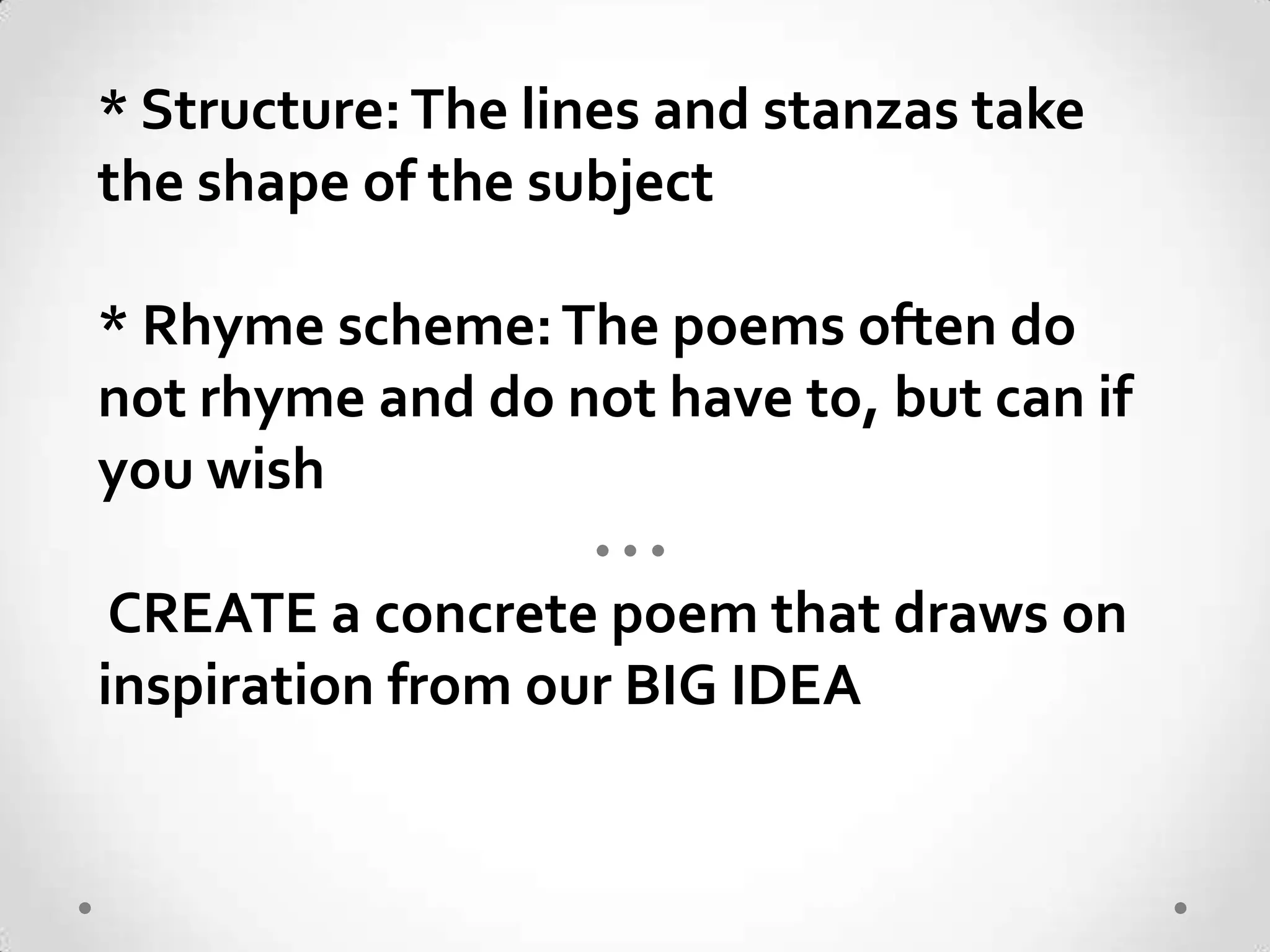 Blog grade 7 concrete poem pp | PPTX