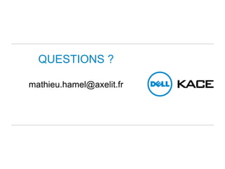 QUESTIONS ?mathieu.hamel@axelit.fr