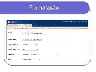 Formatação 