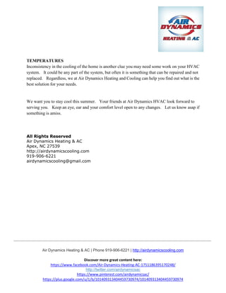 Do You Need a New HVAC System? PDF Do You Need a New HVAC System? PDF