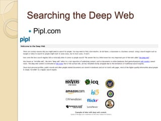 Assignment #2	Step 1: search for your name at Pipl.com(you can also search by e-mail, etc, but names yield a truer picture of the data about you that’s available)