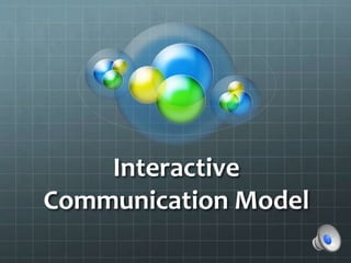 Interactive Communication Model | PPT