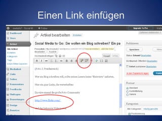 Einen Link einfügen
 