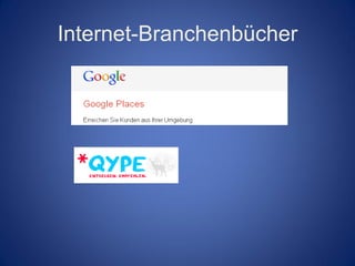 Internet-Branchenbücher
 