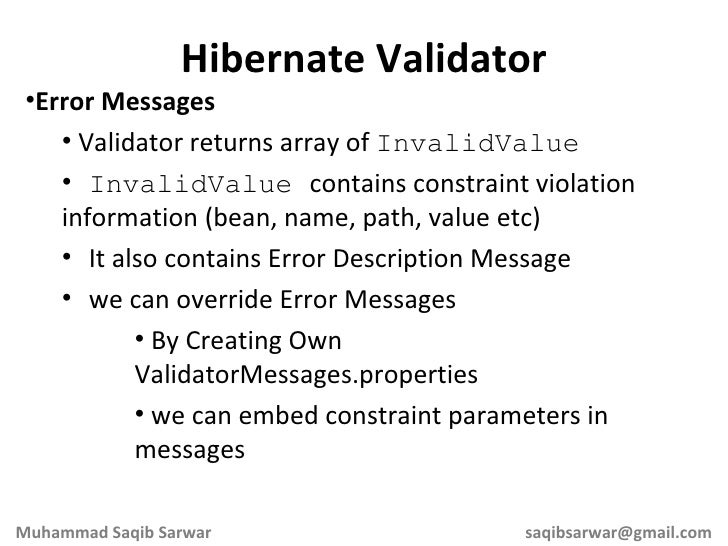 Hibernate Validation Pattern Regex Exle | my journey to use a validation framework Hibernate Validation Pattern Regex Exle | my journey to use a validation framework