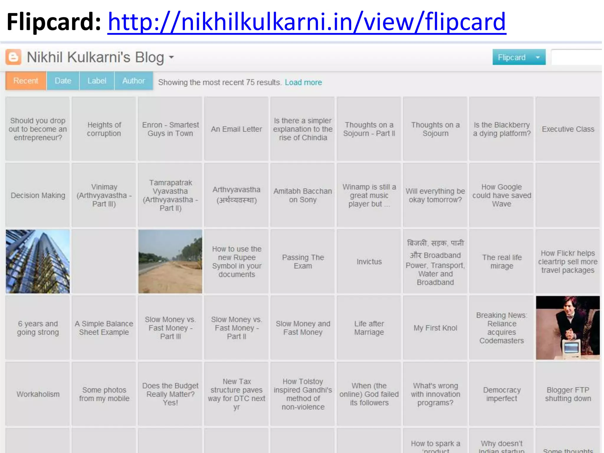 Flipcard: http://nikhilkulkarni.in/view/flipcard