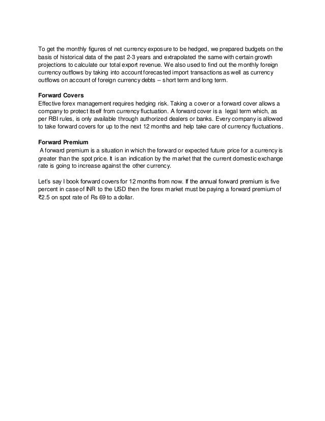 Fx Risk Management By Netting Technique Why When How - 