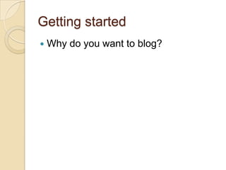 Blog101
