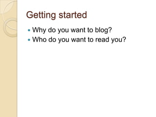 Blog101