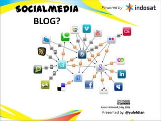 Socialmedia
   BLOG?




              Presented by. @yulefdian
 