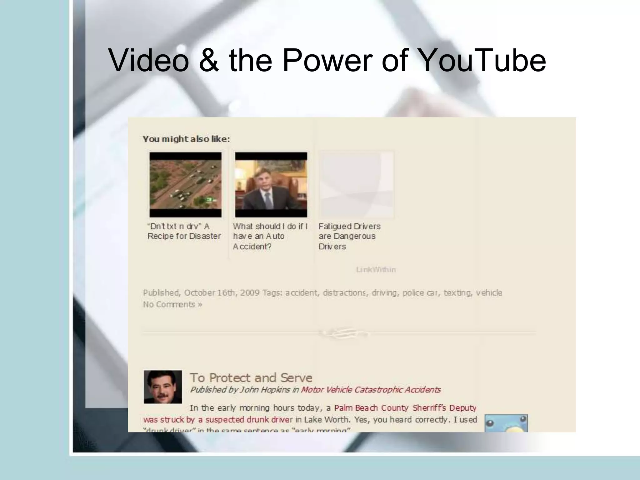 Video & the Power of YouTube