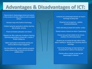 ICT in schools presentation | PPTX