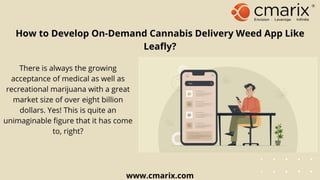 How to Develop On-Demand Cannabis Delivery Weed App Like Leafly?