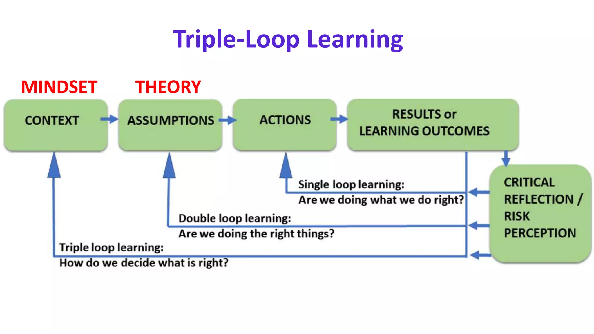 Triple-Loop Learning
MINDSET THEORY
 