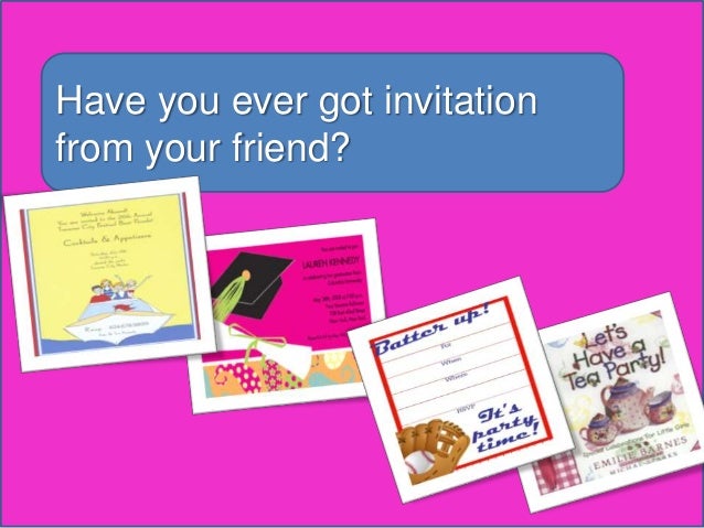 speaking -the expressions of accepting and declining an invitation