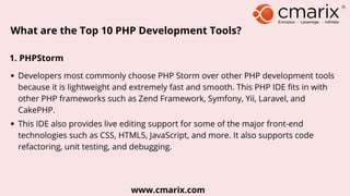 10 Best PHP Development Tools To Develop Web Application | PPT