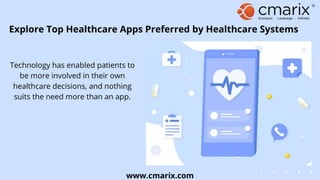 Explore Top Healthcare Apps Preferred by Healthcare Systems