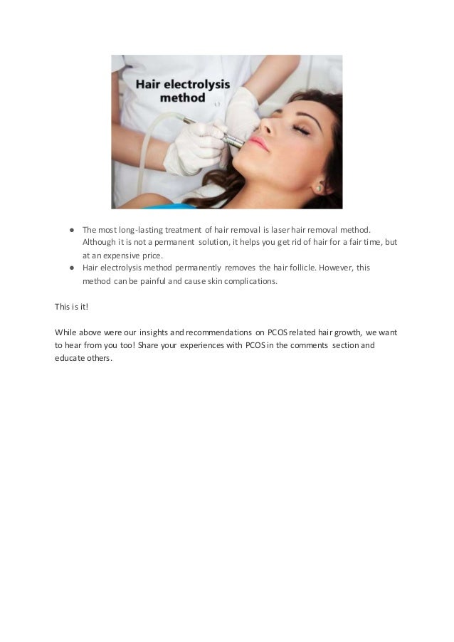 Blog 4 Managing Facial Hair With Pcos